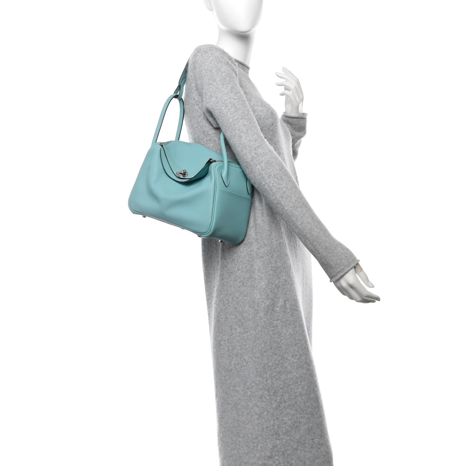 Hermes Evercolor Lindy 26 Bleu Saint Cyr 2 of 11