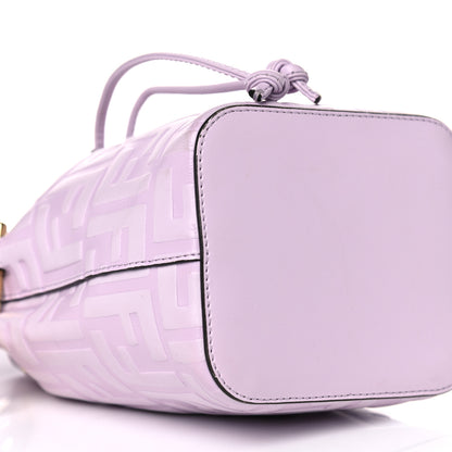 Fendi Vitello Termosport F is Fendi FF 1974 Embossed Mini Mon Tresor Bucket Bag Anemone 9 of 13