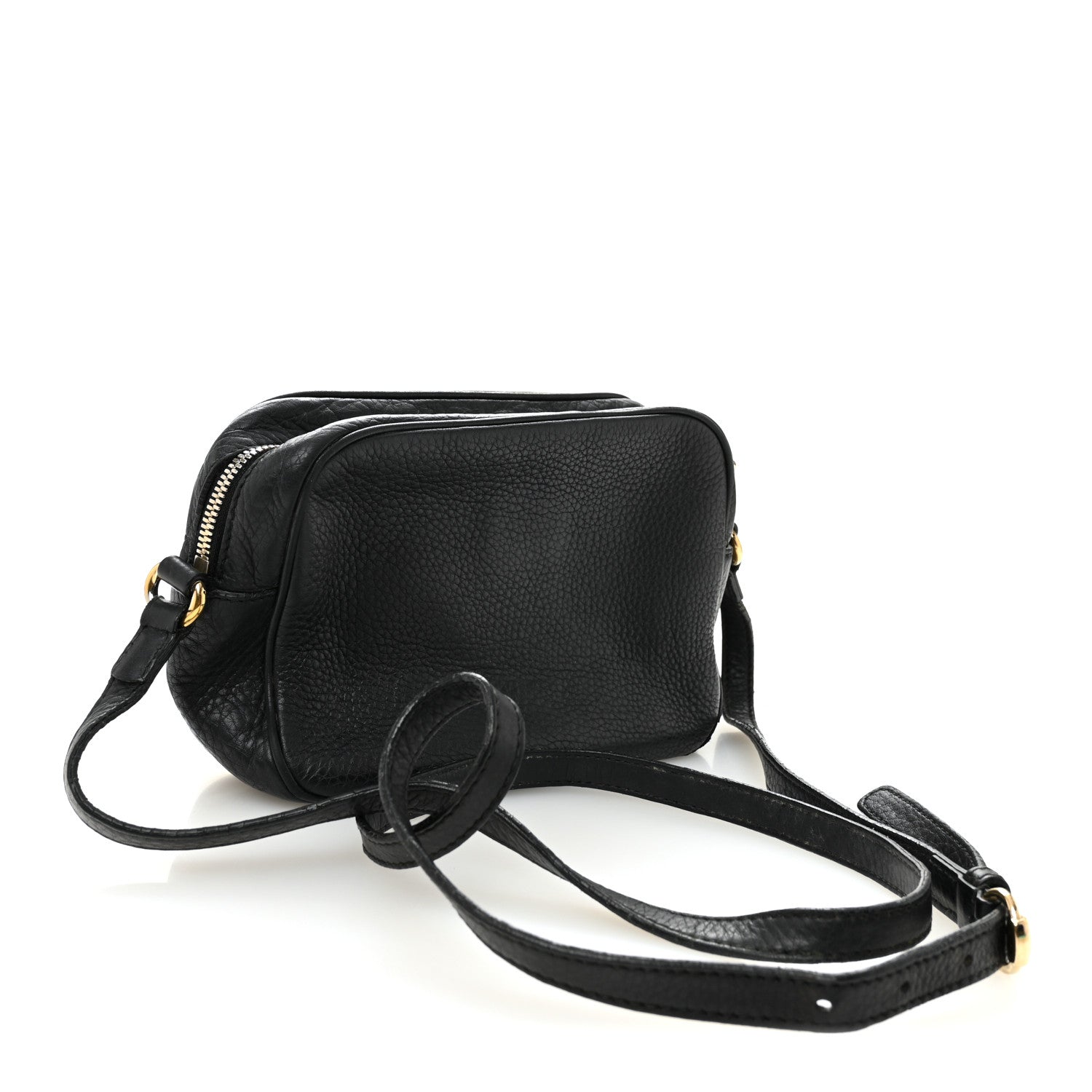 Gucci Pebbled Calfskin Small Soho Disco Bag Black 3 of 12