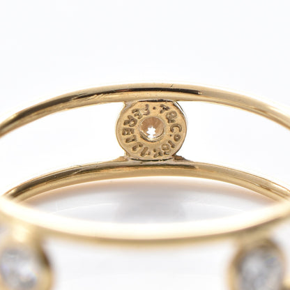 Tiffany 18K Yellow Gold Elsa Peretti Diamonds by the Yard Ring 51.9 6 5 of 6