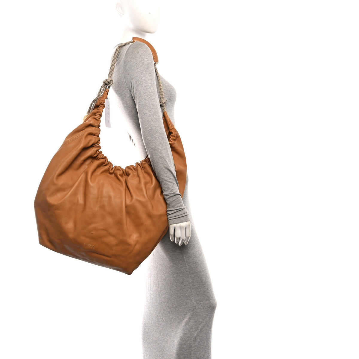 Loewe Nappa Rope Squeeze XL Bag Tan 2 of 9