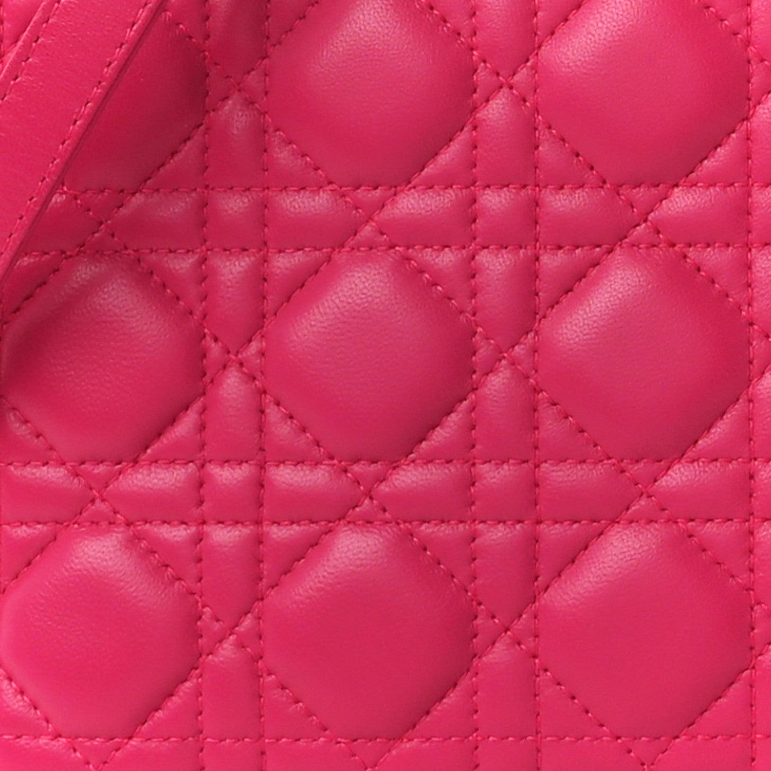 Christian Dior Lambskin Cannage Medium Lady Dior Pink 8 of 10