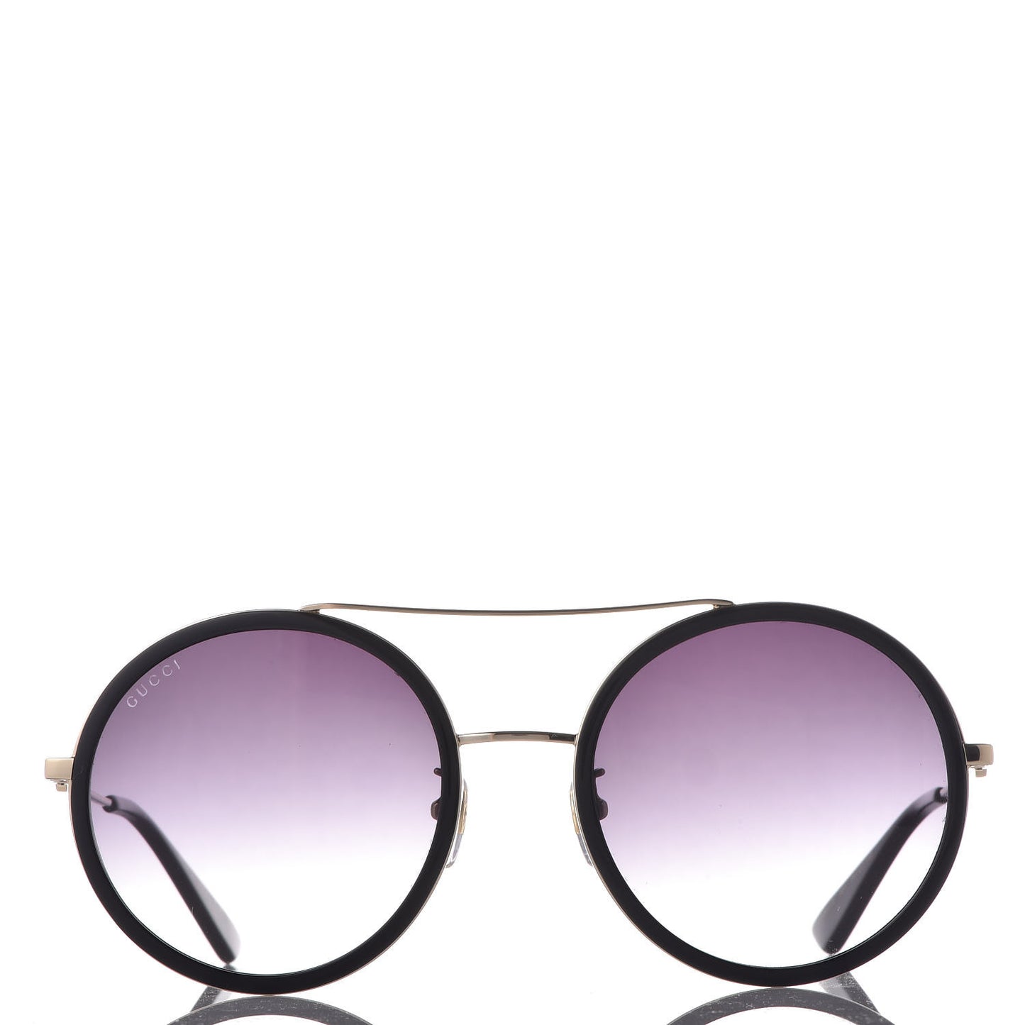 Round Frame Sunglasses GG0061S Black