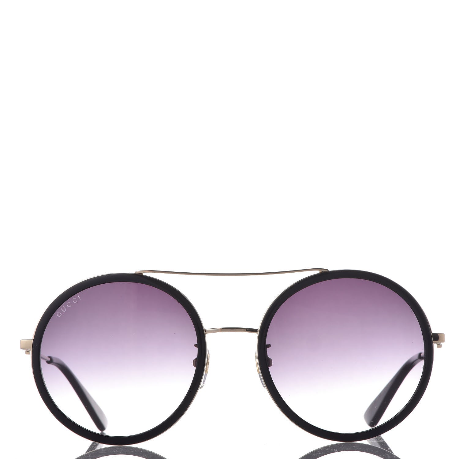 Gucci Round Frame Sunglasses GG0061S Black 3 of 8