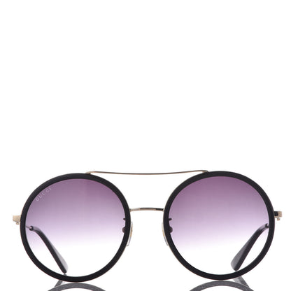 Gucci Round Frame Sunglasses GG0061S Black 3 of 8
