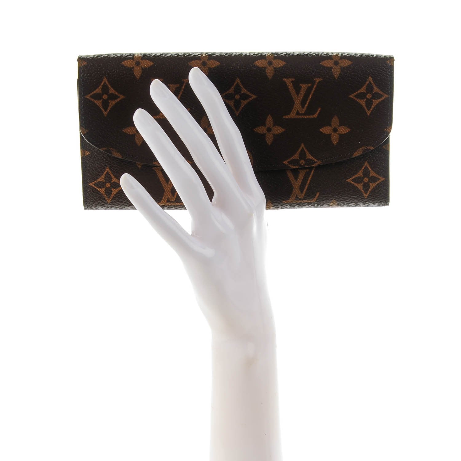 Louis Vuitton Monogram Emilie Wallet Rose Ballerine 2 of 7