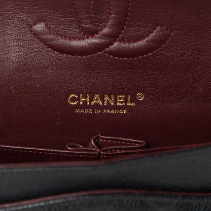 Chanel Caviar Quilted Medium Double Flap Black 11 of 13
