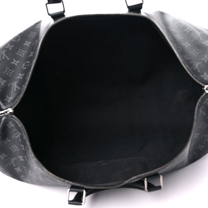 Louis Vuitton Monogram Eclipse Keepall Bandouliere 55 5 of 12