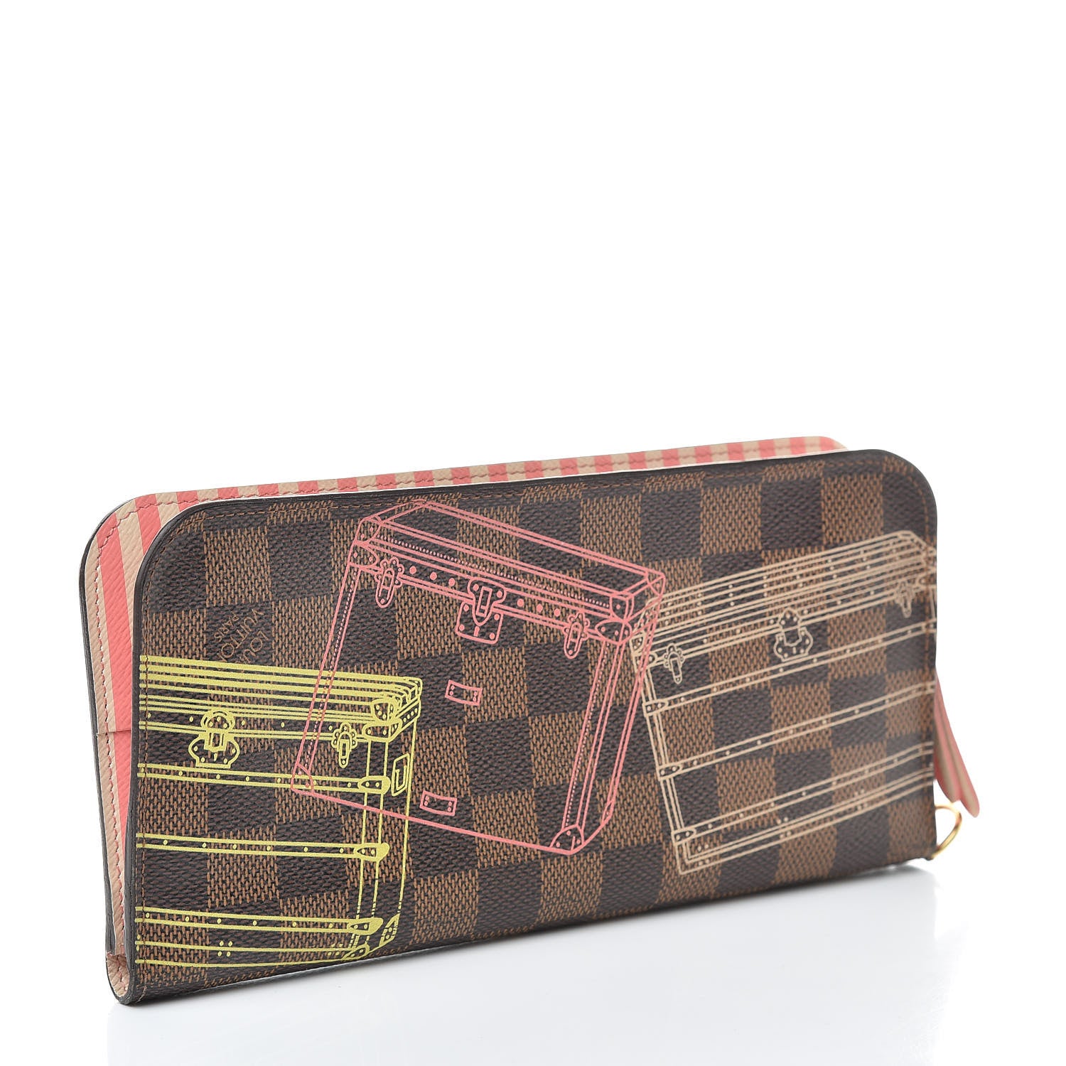 Louis Vuitton Damier Ebene 2014 Christmas Animation Insolite Wallet 3 of 11