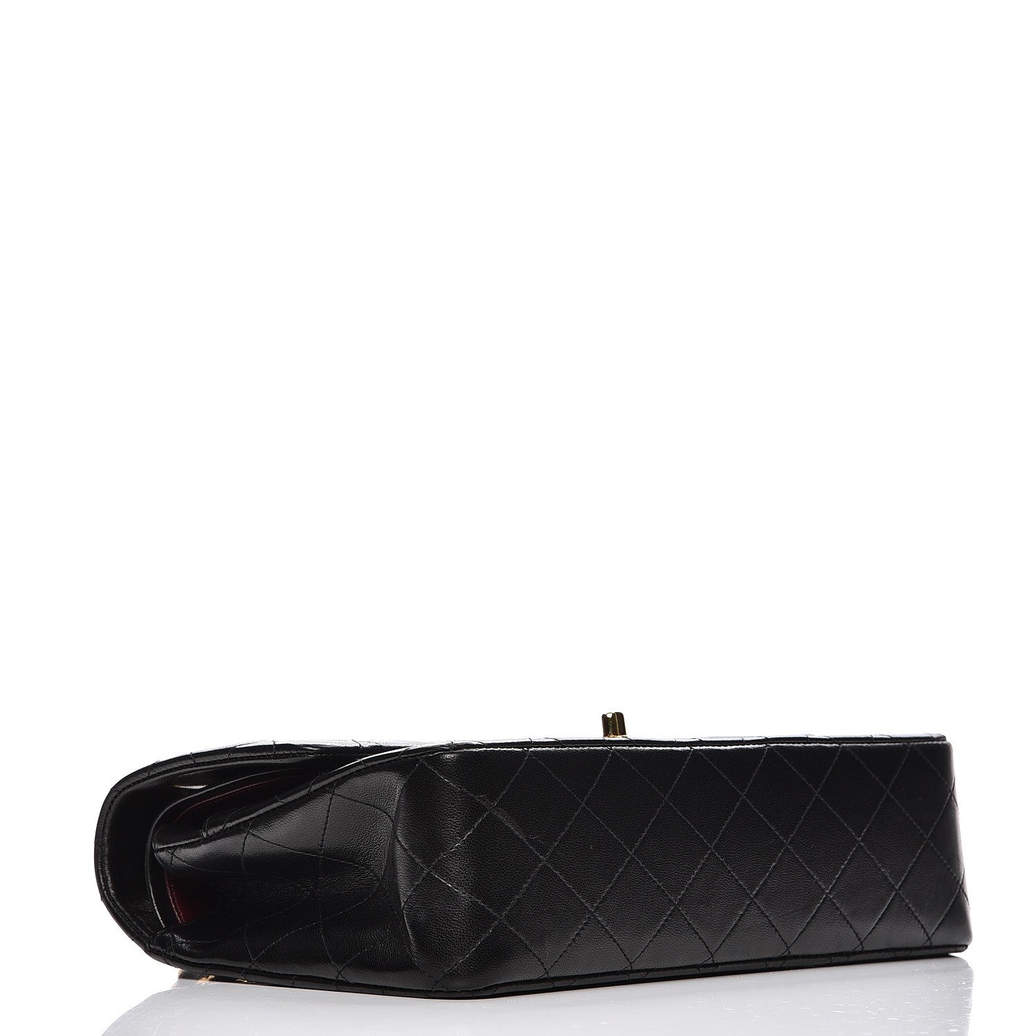 Chanel Lambskin Quilted Medium Double Flap Black 4 of 7