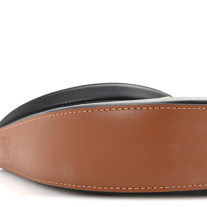 Loewe Satin Calfskin Small Anagram Luna Bag Black Pecan 8 of 9
