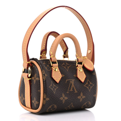 Louis Vuitton Monogram Micro Speedy Bag Charm 3 of 8