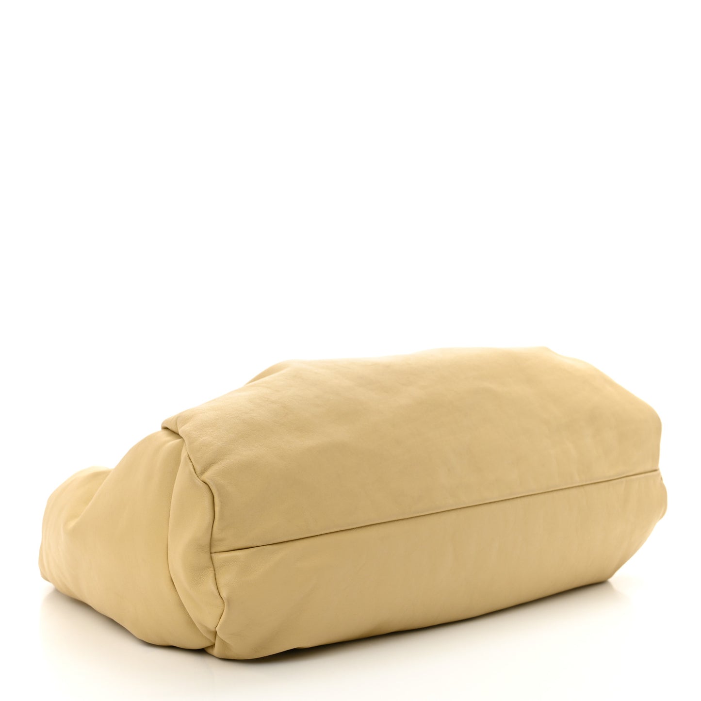 Smooth Butter Calfskin Small The Shoulder Pouch Almond