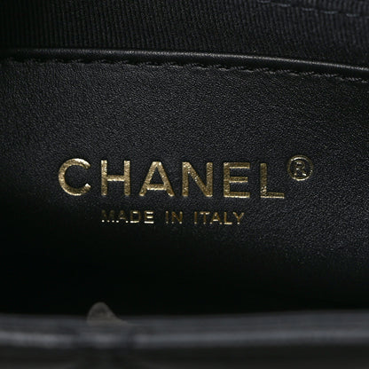 Chanel Lambskin Quilted CC Messenger Black 6 of 9