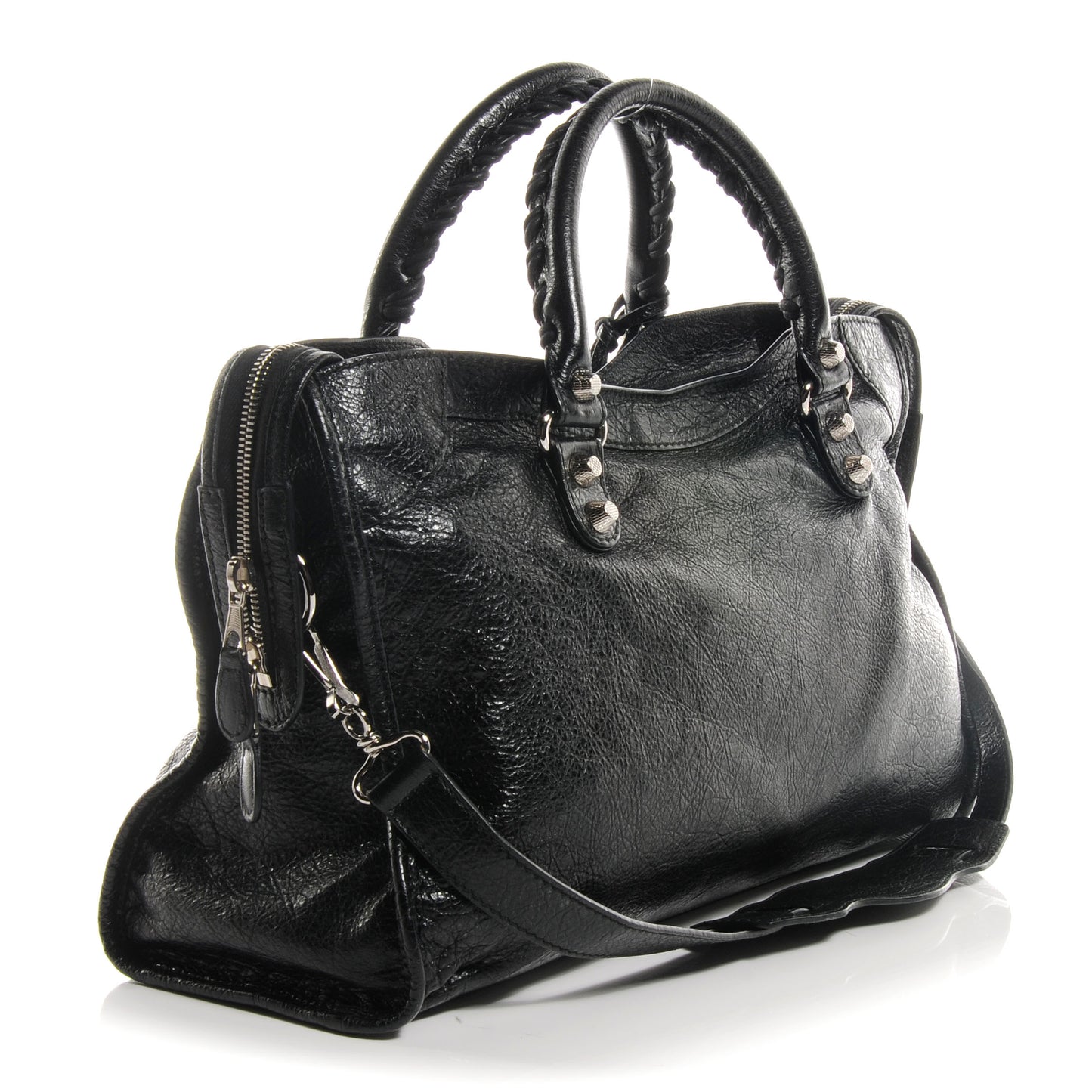 Agneau Giant 12 Silver Hardware City Black