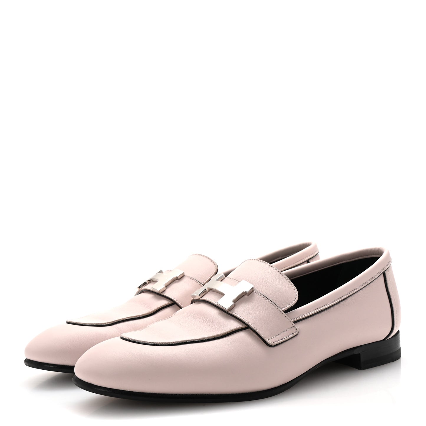 Calfskin Womens Paris Loafers 36 Rose Petale