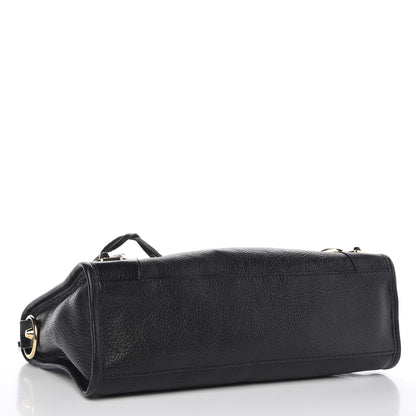 Balenciaga Chevre Gold Metallic Edge Hardware S City Black 5 of 8