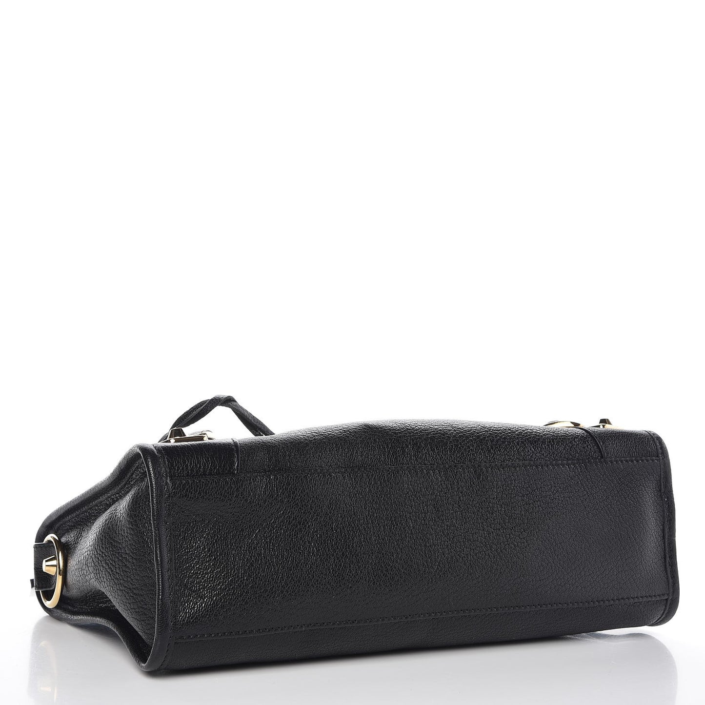 Chevre Gold Metallic Edge Hardware S City Black