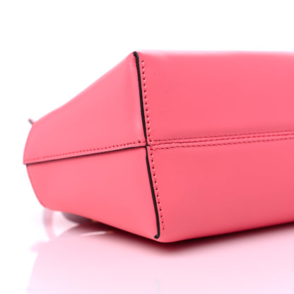 Fendi Vitello King Plexiglass Logo Embossed Mini By The Way Top Handle Boston Bag Pink Dalia 9 of 10