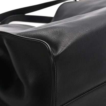 The Row Polished Saddle Calfskin Alexia Bag Black 9 of 12