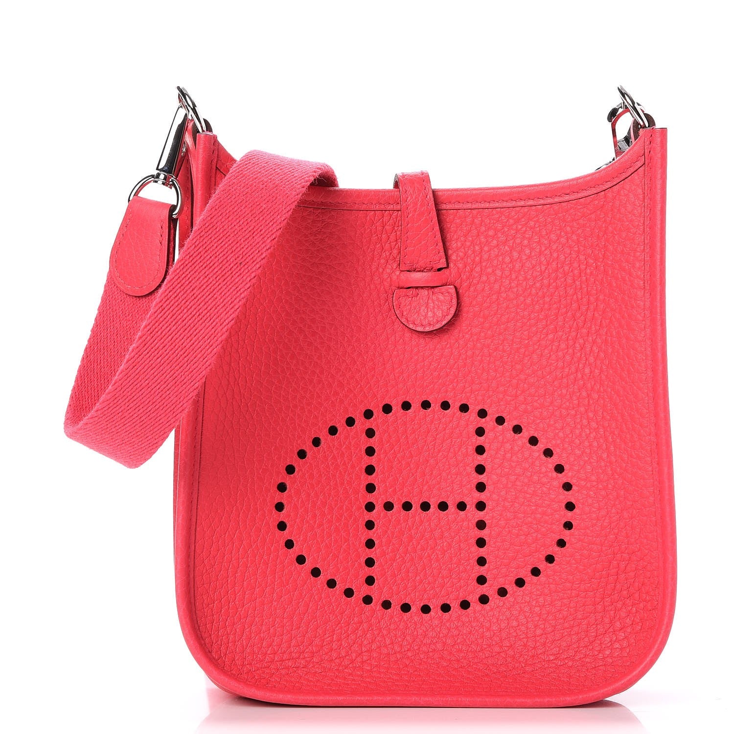 Hermes Taurillon Clemence Evelyne TPM Rose Extreme 1 of 8