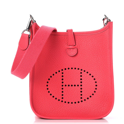Hermes Taurillon Clemence Evelyne TPM Rose Extreme 1 of 8