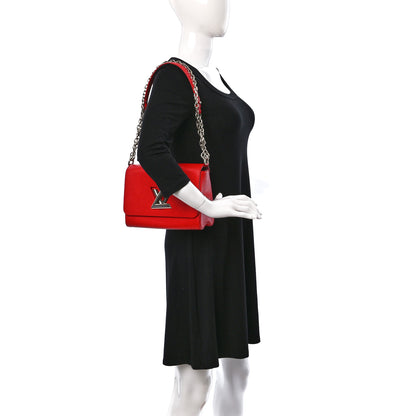 Louis Vuitton Epi Twist Shoulder Bag MM Coquelicot 2 of 8