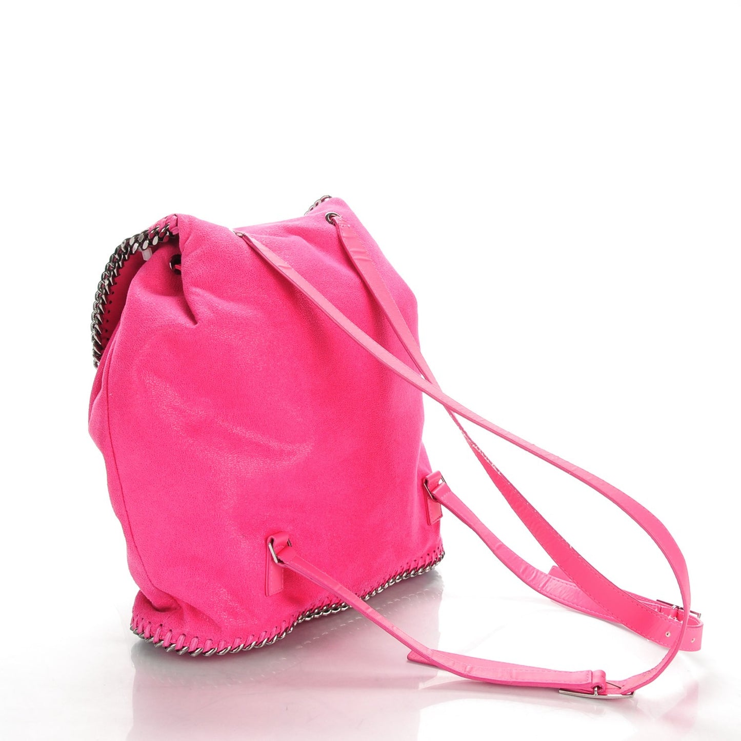Shaggy Deer Falabella Backpack Pink Fluo