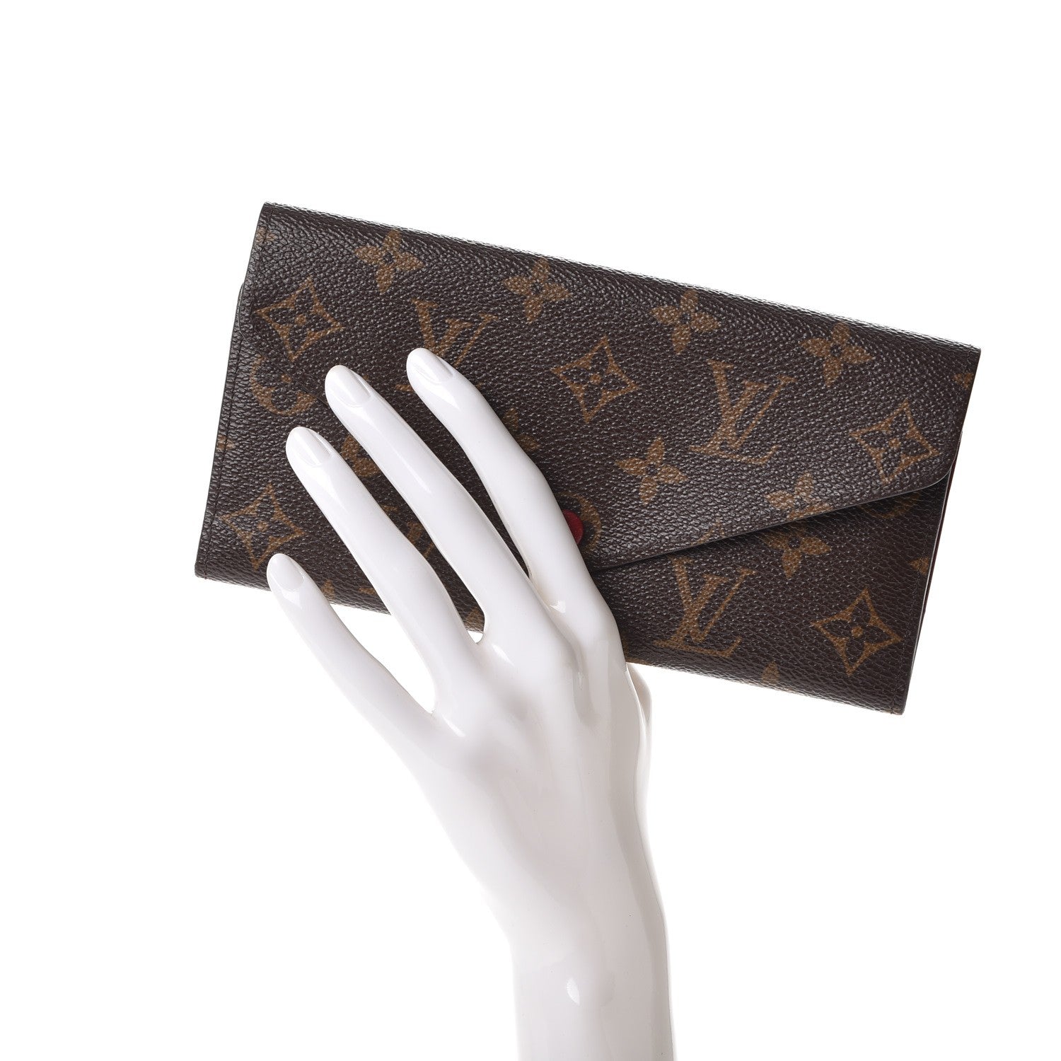 Louis Vuitton Monogram Josephine Wallet Red 2 of 9