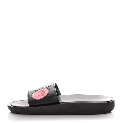 Louis Vuitton Calfskin Checkpoint World Tour Flat Mules 38 1 of 7