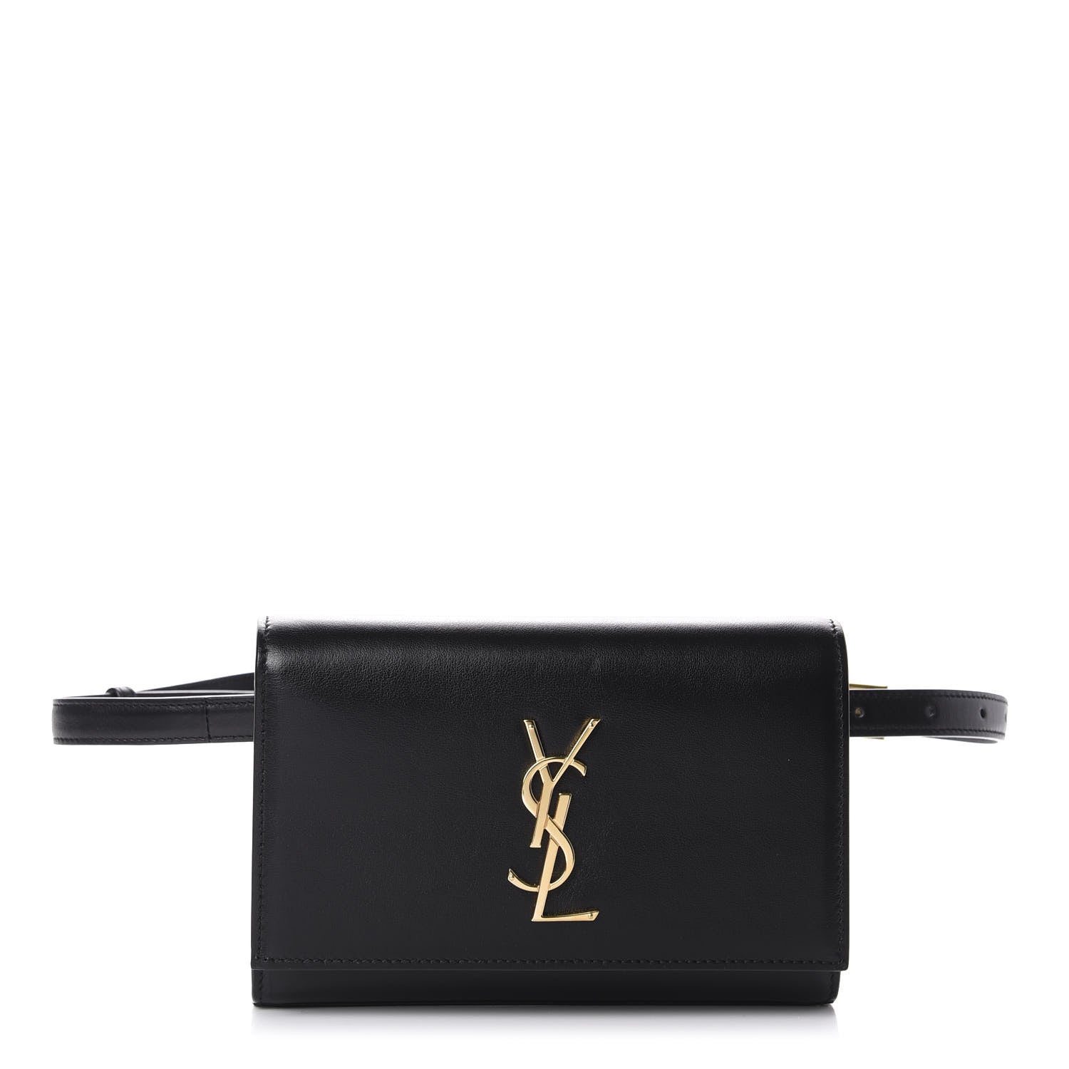 Saint Laurent Smooth Calfskin Monogram Kate Belt Bag Black 1 of 9
