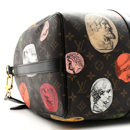 Louis Vuitton X FORNASETTI Calfskin Fornasetti Keepall Bandouliere 45 7 of 8
