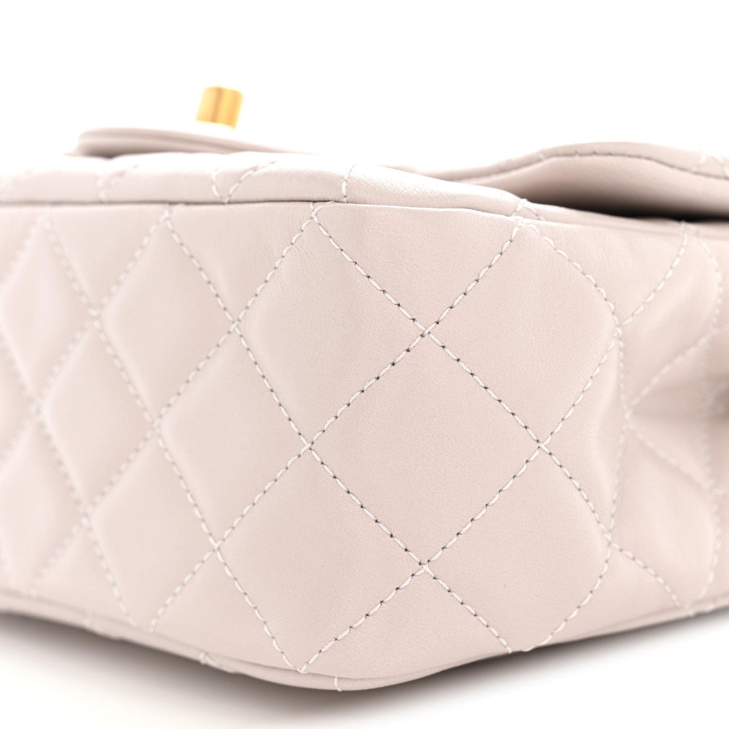 Chanel Lambskin Quilted Mini Pearl Crush Flap Light Purple 10 of 11