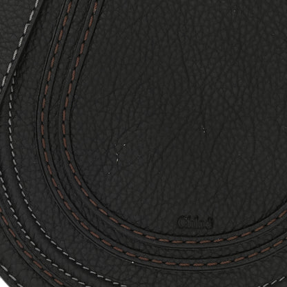 Chloe Calfskin Mini Marcie Round Crossbody Bag Black 12 of 13