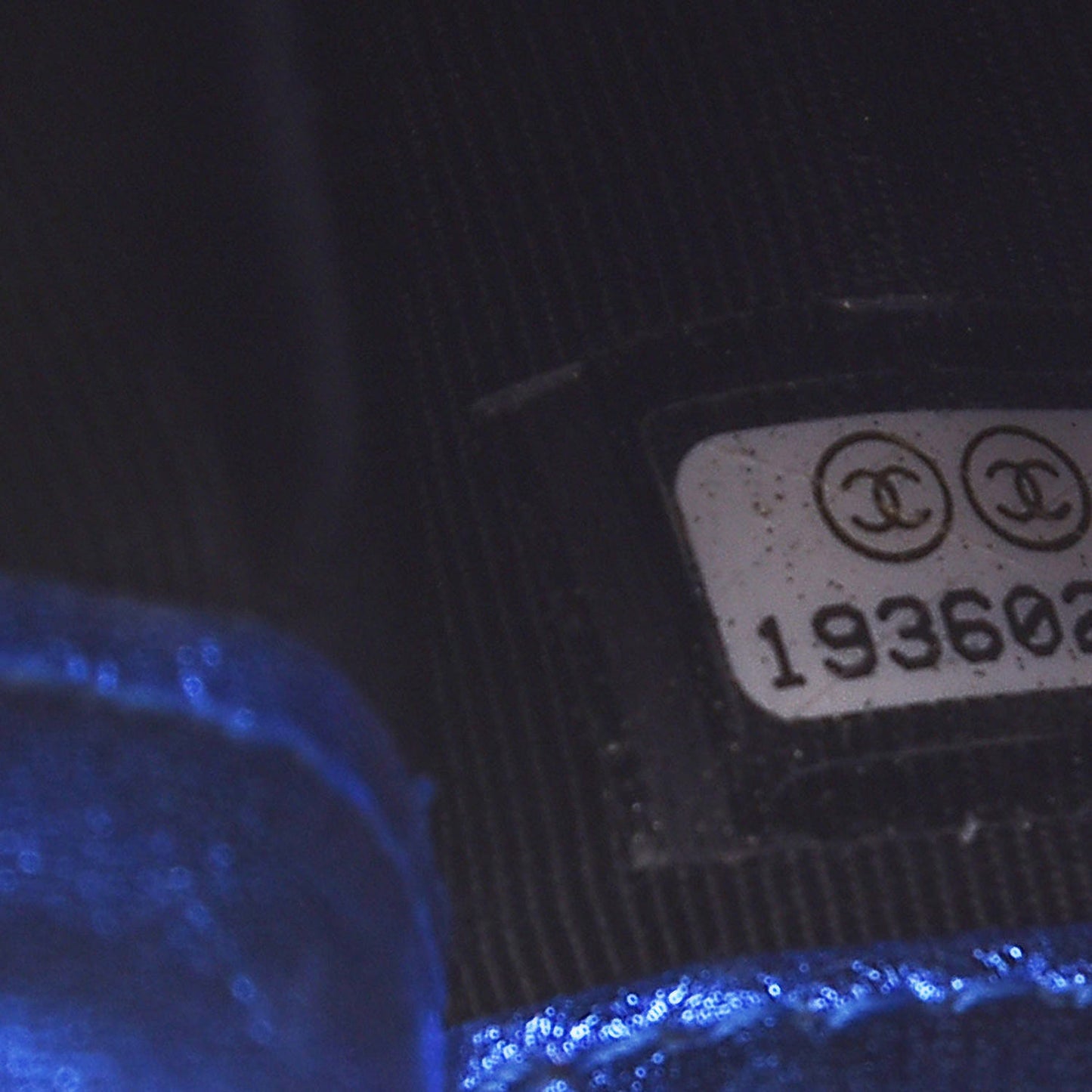 Metallic Patent Crossbody CC Phone Holder Blue