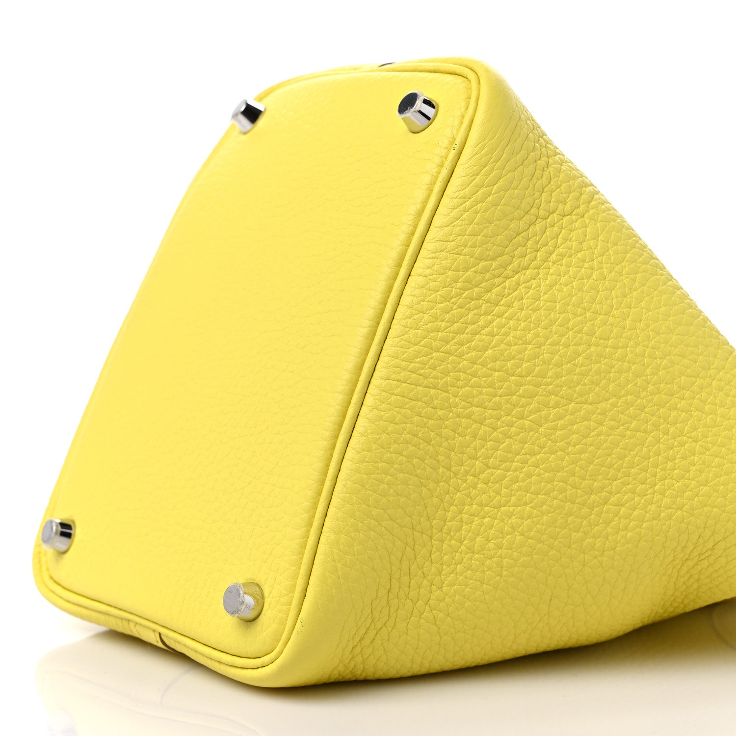 Hermes Taurillon Clemence Picotin Lock 18 PM Lime 9 of 11