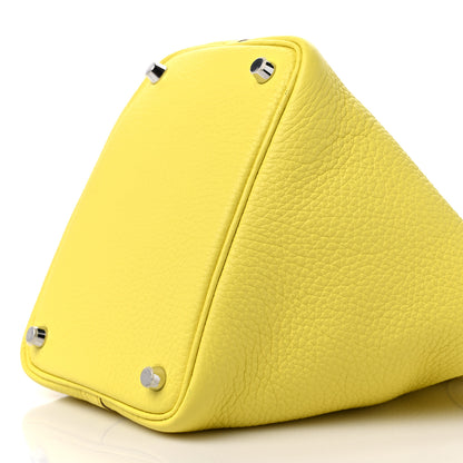 Hermes Taurillon Clemence Picotin Lock 18 PM Lime 9 of 11