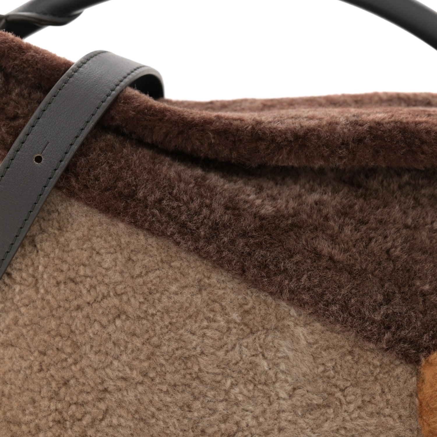 Loewe Shearling Small Puzzle Edge Bag Multicolor 8 of 10