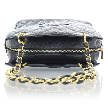 Chanel Caviar Quilted Petit Timeless Tote PTT Black 5 of 11
