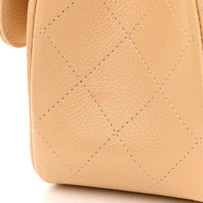 Chanel Caviar Quilted Jumbo Double Flap Beige Clair 13 of 14