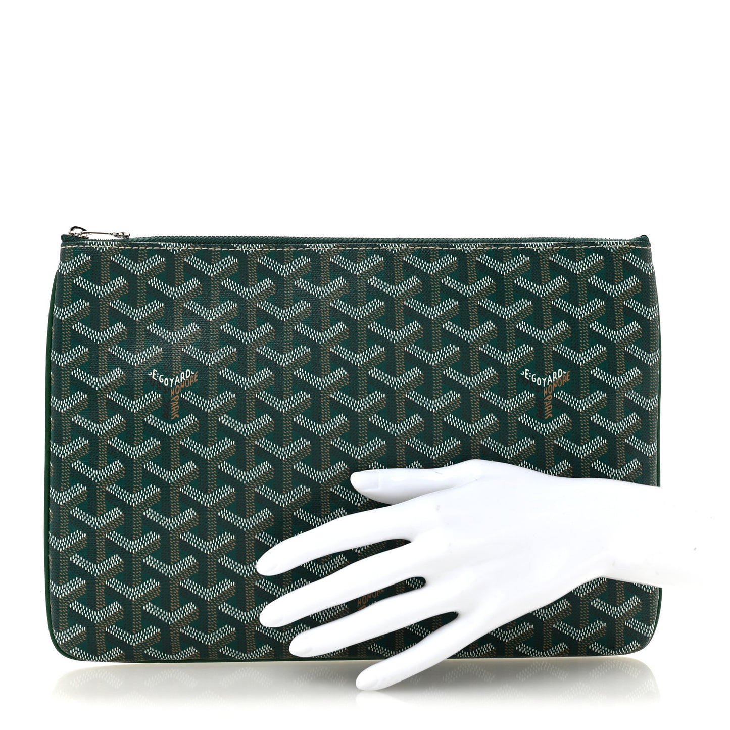 Goyardine Senat Pochette MM Green