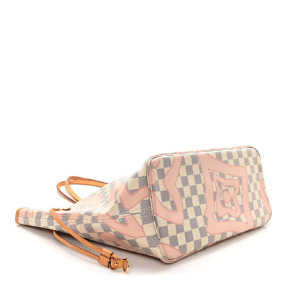 Louis Vuitton Damier Azur Tahitienne Neverfull MM 4 of 12