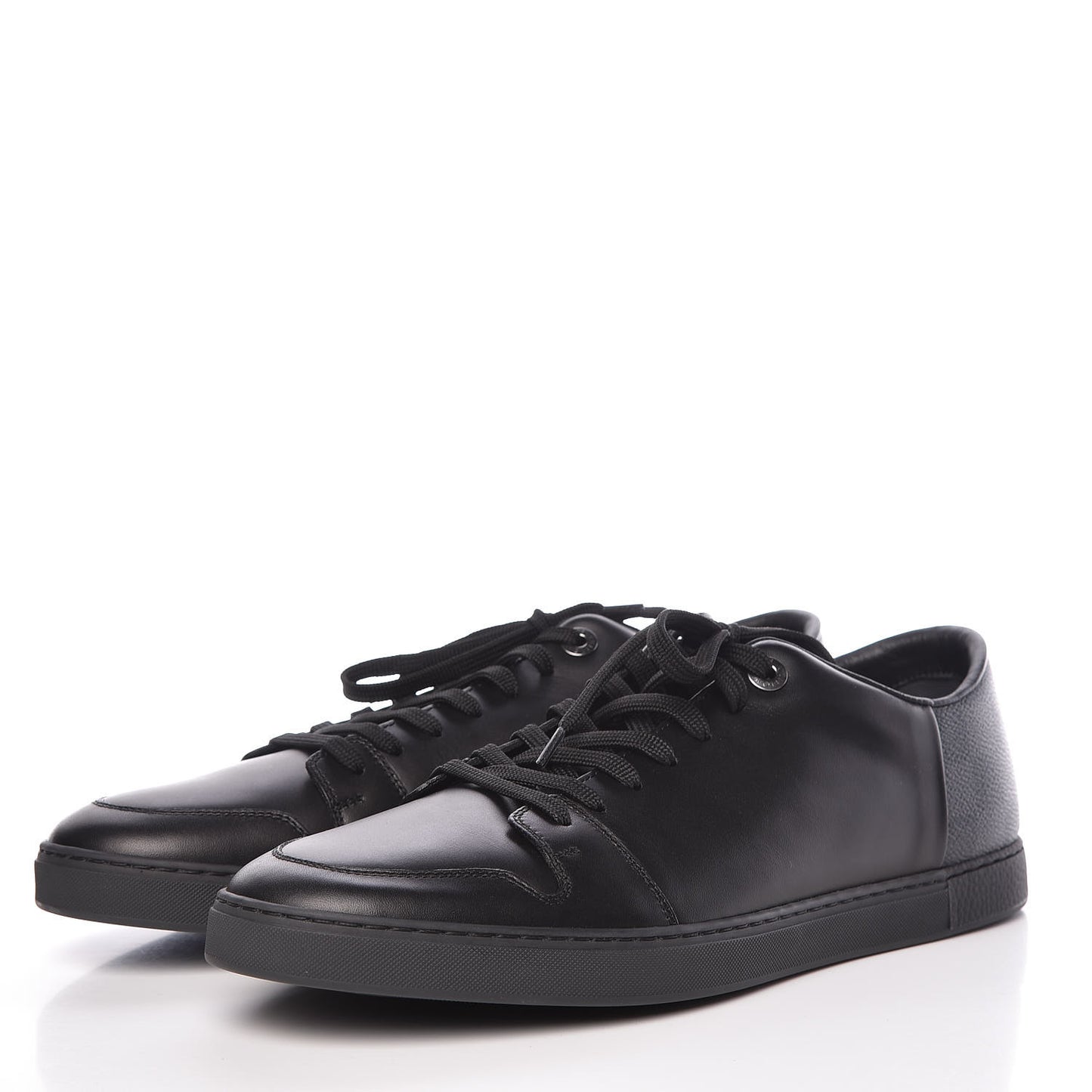 Calfskin Damier Graphite Line Up Sneaker 7.5 Black