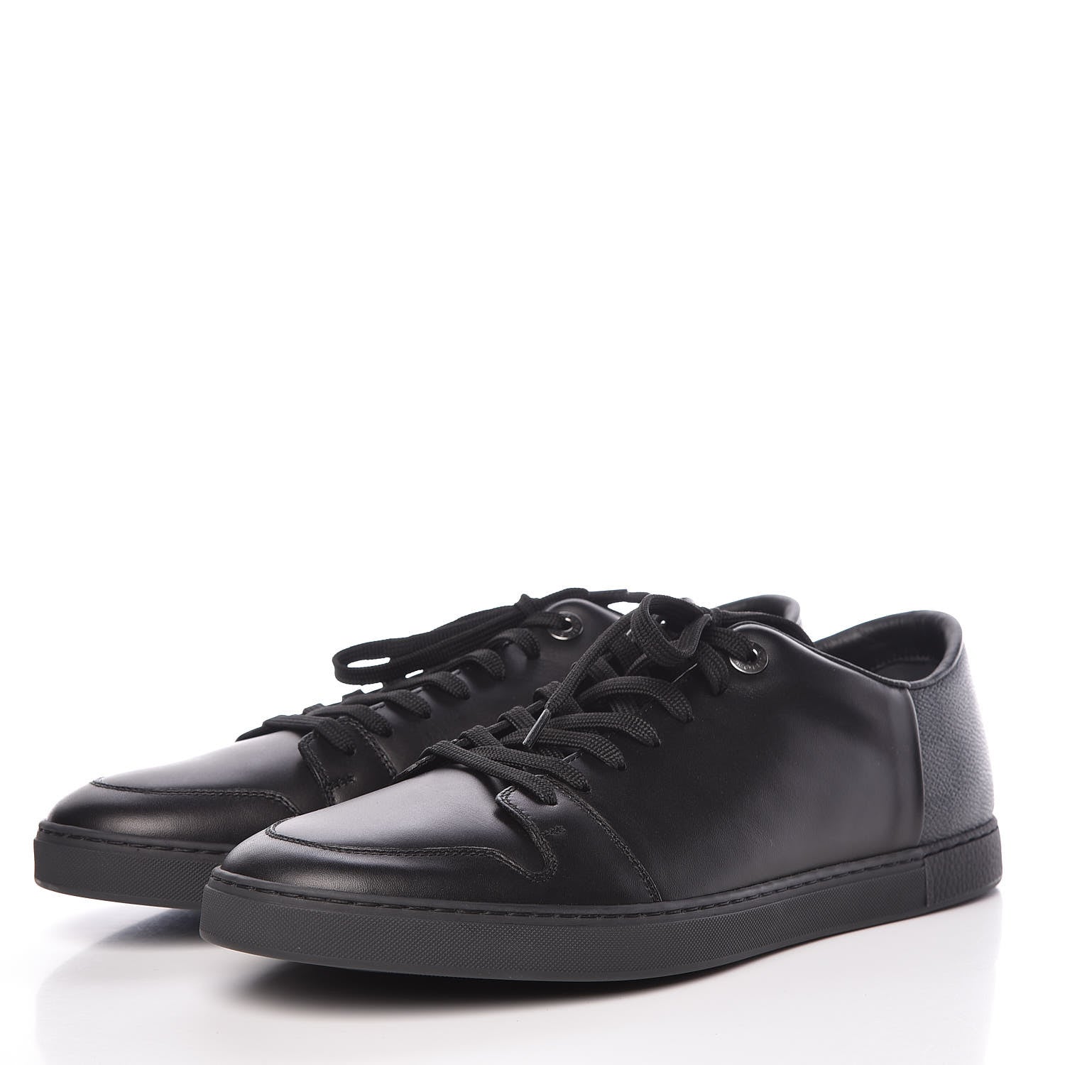 Louis Vuitton Calfskin Damier Graphite Line Up Sneaker 7.5 Black 3 of 10