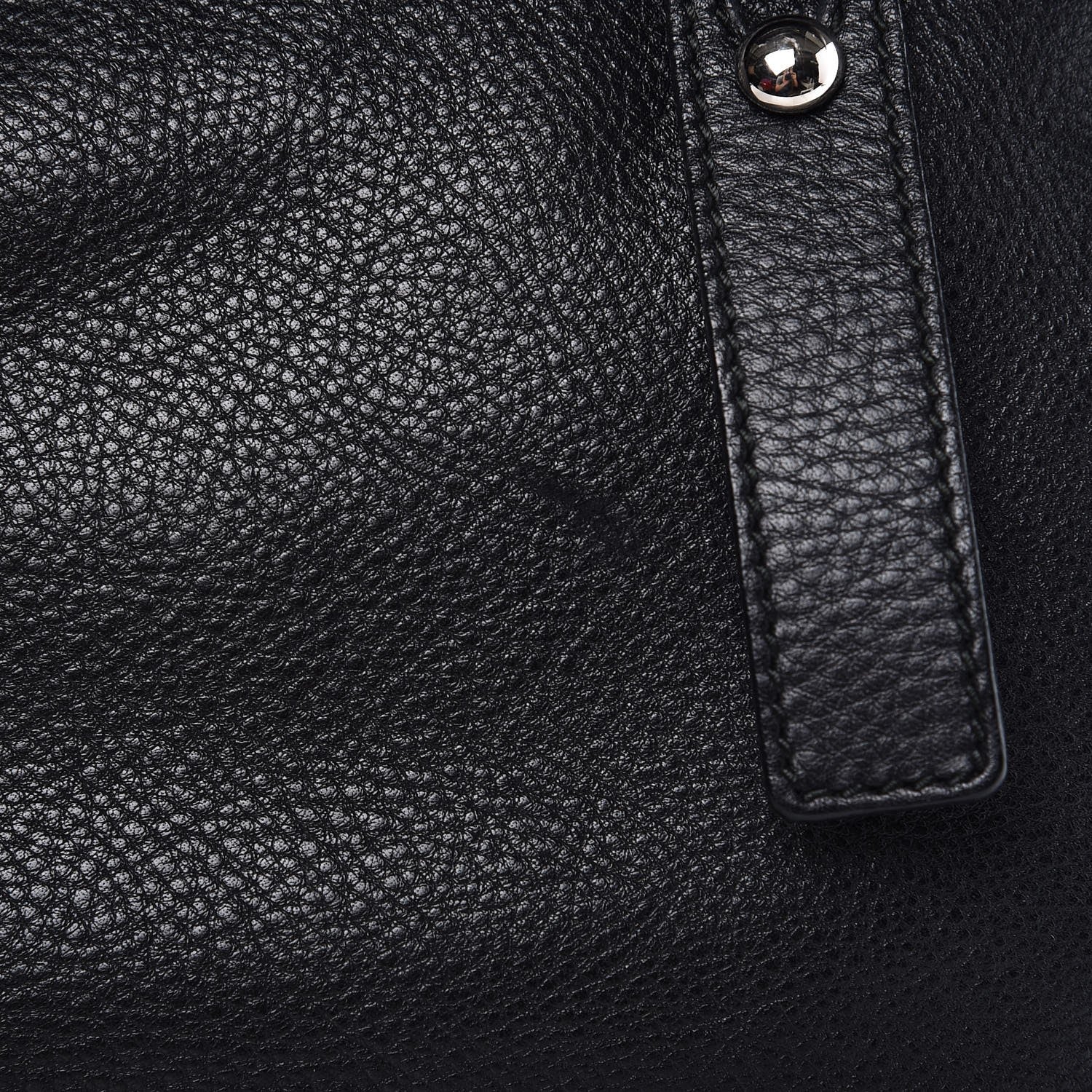 Saint Laurent Calfskin Canvas Large Muse Two Black 13 of 13