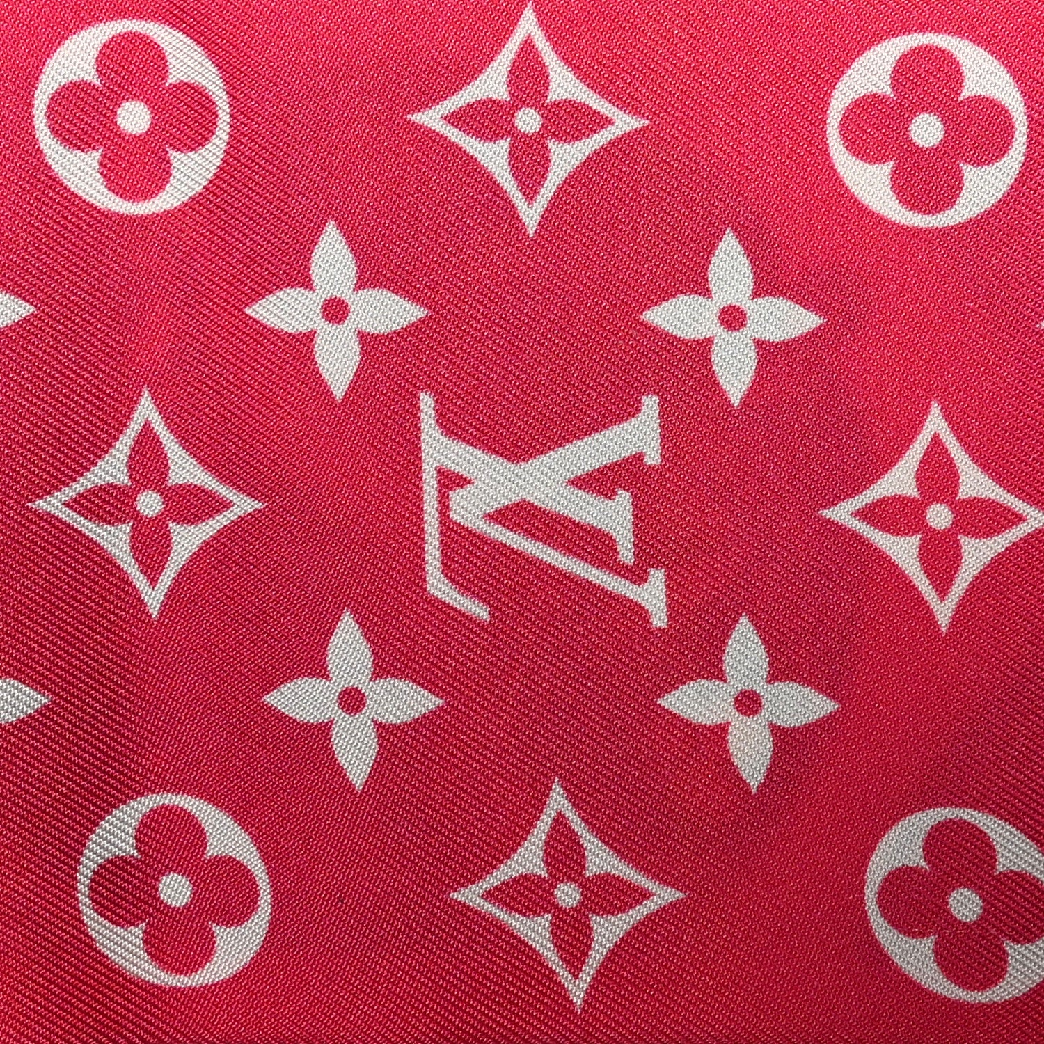 Louis Vuitton Silk Monogram World Of Love Bandeau White 3 of 5