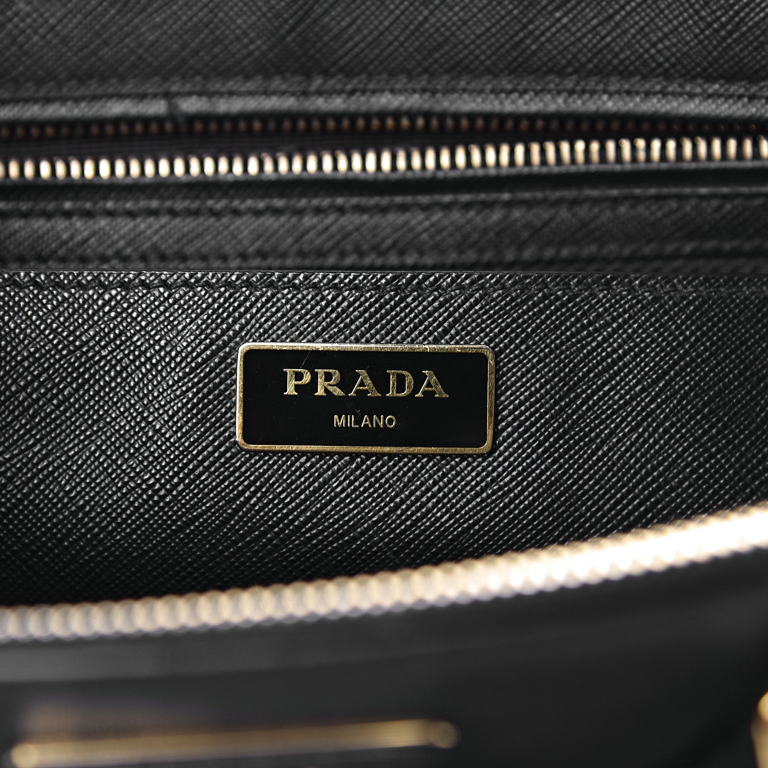 Prada Saffiano Medium Galleria Double Zip Tote Black 7 of 18