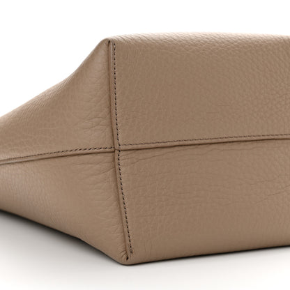 The Row Grained Calfskin Small N/S Park Tote Dark Taupe 8 of 9
