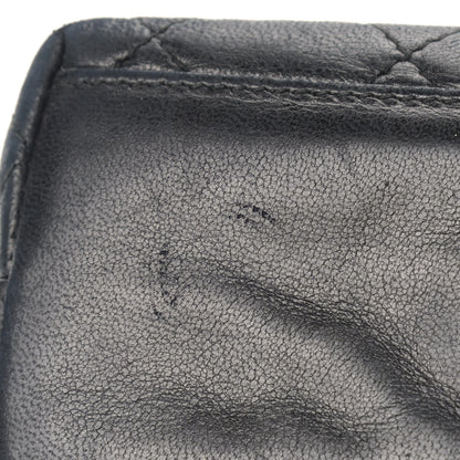 Chanel Lambskin Quilted Flap Shoulder Bag Black 12 of 16