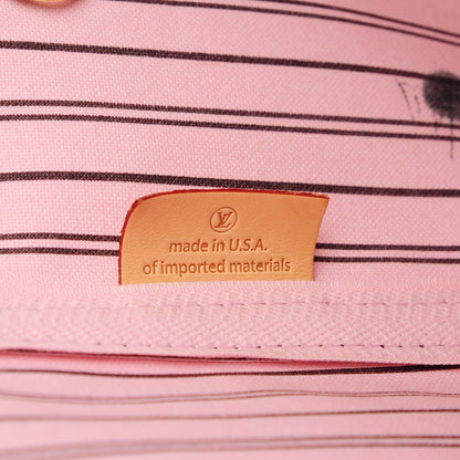 Louis Vuitton Monogram Neverfull MM Rose Ballerine 9 of 10